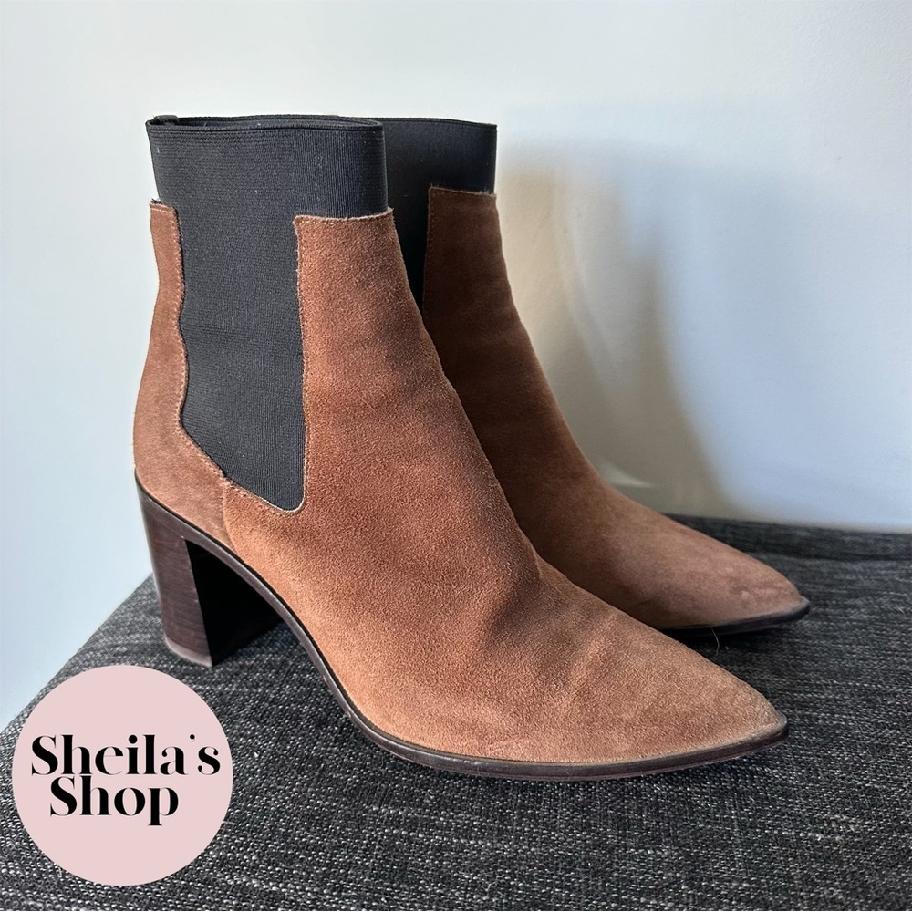Rag & Bone Brynn Suede Bootie Praline Women’s Siz… - image 2
